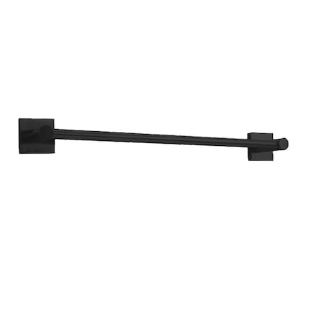 Orca Hardware 24 Inch Towel Bar Set, BL Black Finish 5824-BL
